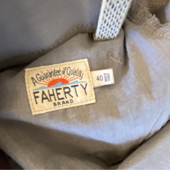 Faherty || Movement 5-Pocket Pant Fossil Grey 40 x 32 - Picture 7 of 10